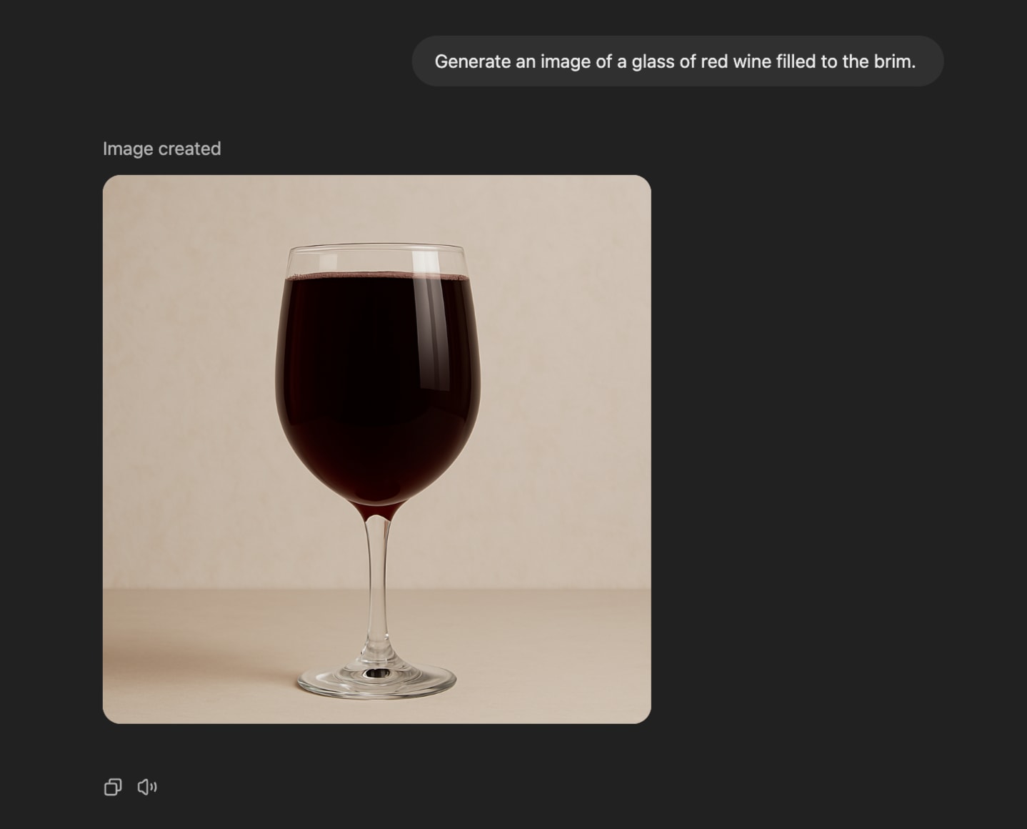 OpenAI red wine glass