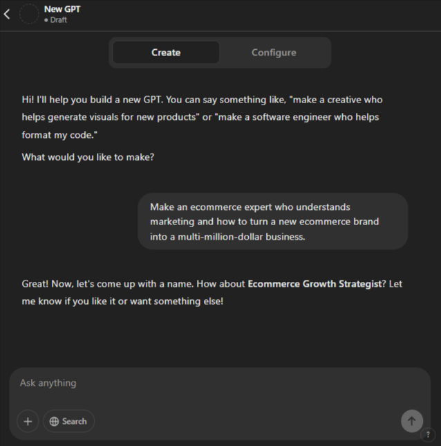 ChatGPT prompt