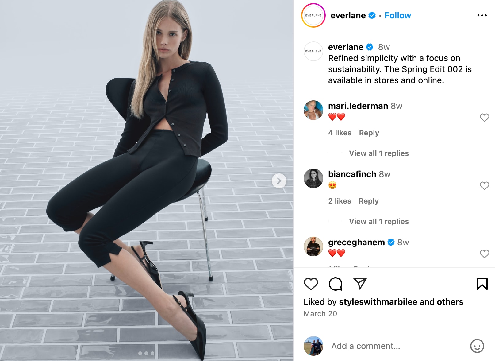 Everlane Instagram