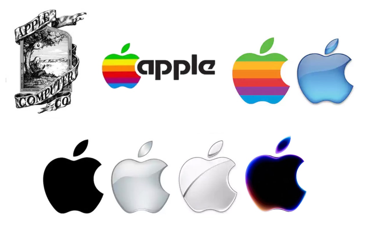 Apple logo timeline