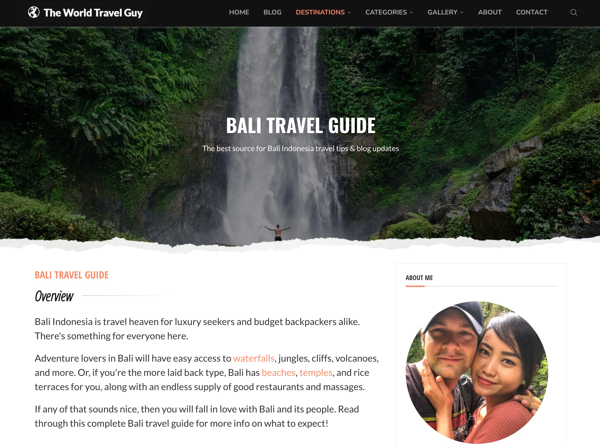 An example of a visual-rich blog post