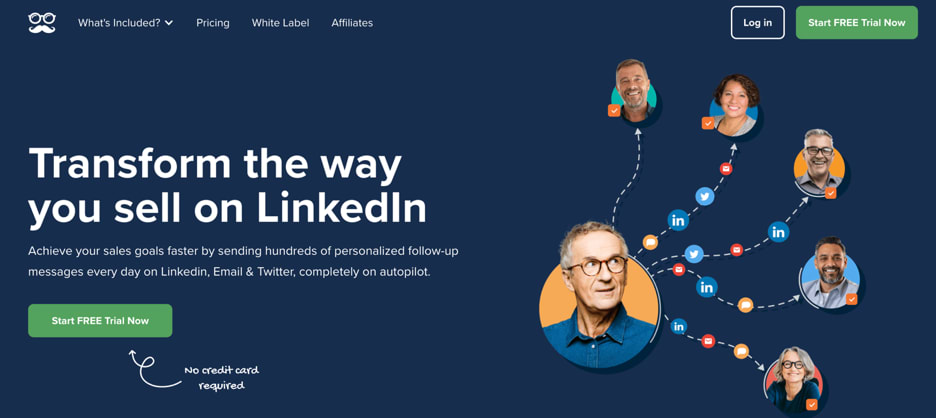 Homepage of Meet Alfred