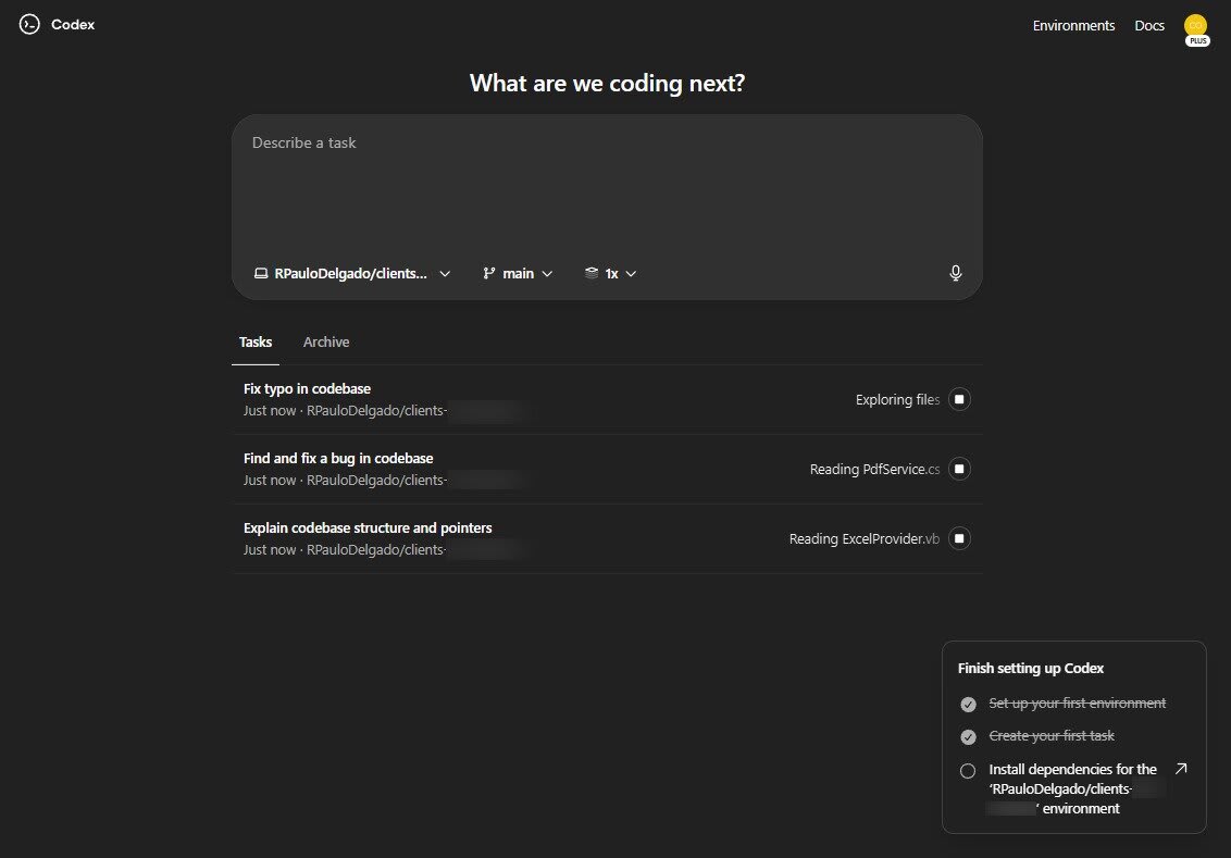 ChatGPT Codex feature