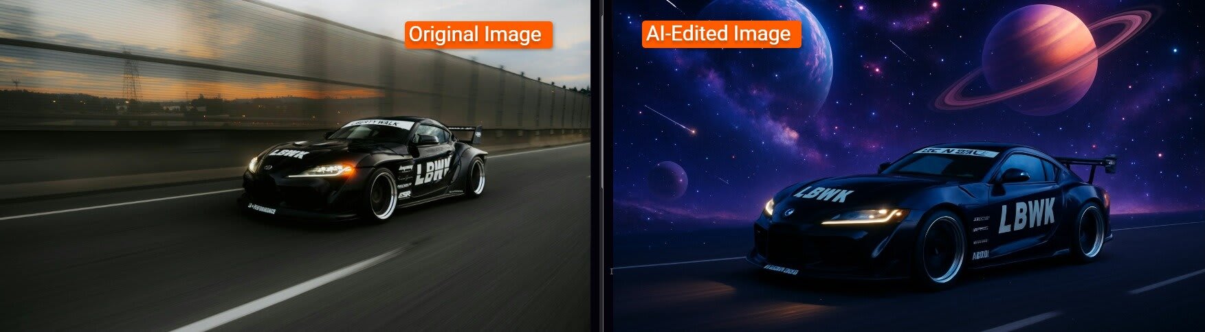 DeepAI edited images