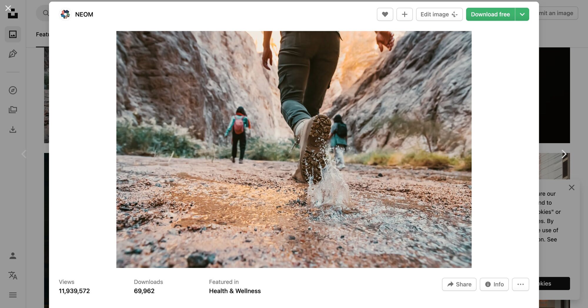 Image from Unsplash of people hiking