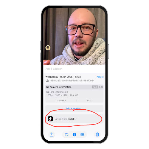 Video saved from TikTok