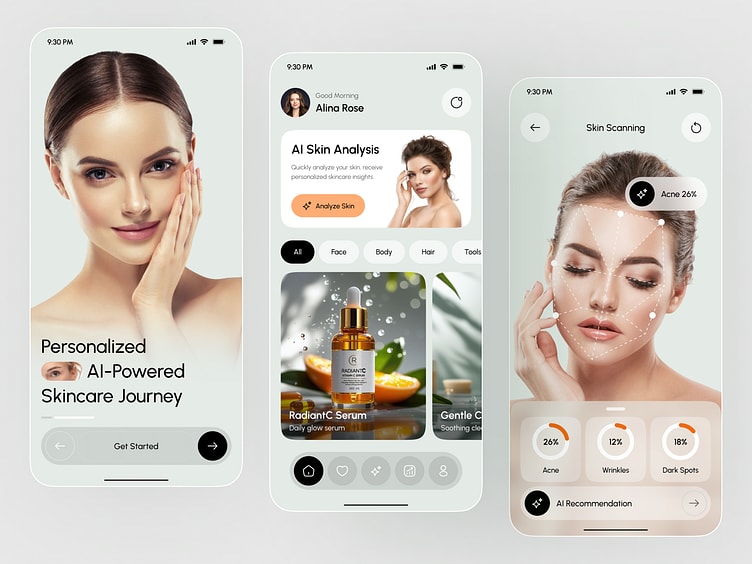 AI-Powered Skincare Mobile Application