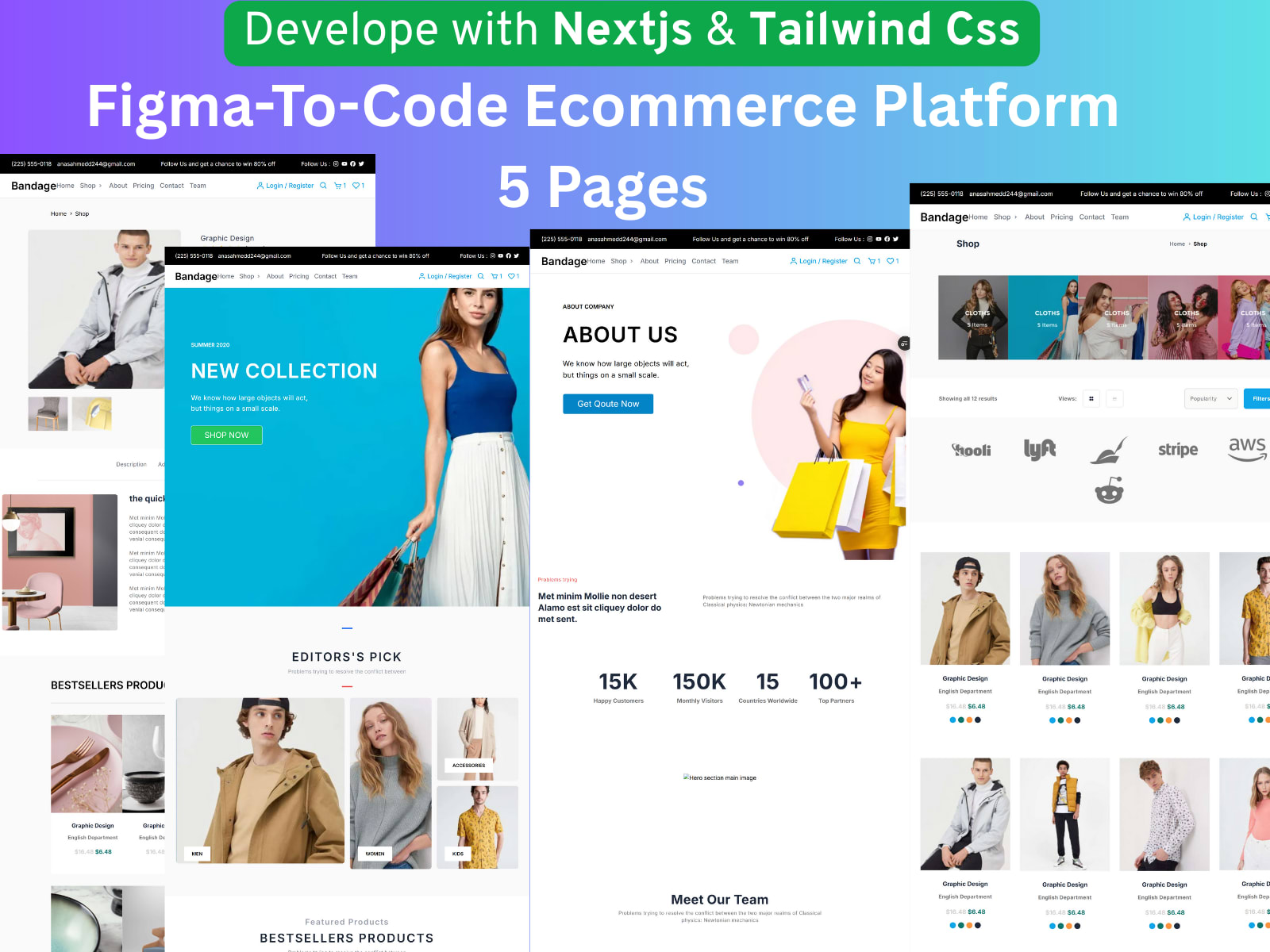 5+ pages Figma Design To Code in 24hrs for hackathon