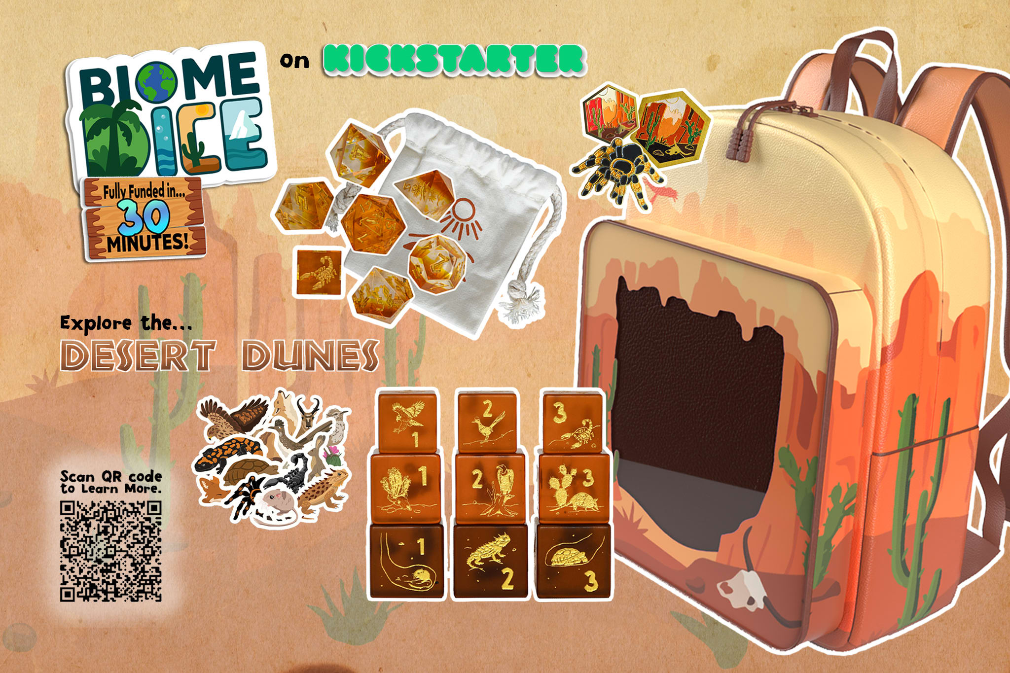 Biome Dice Kickstarter Print Campaign attachment