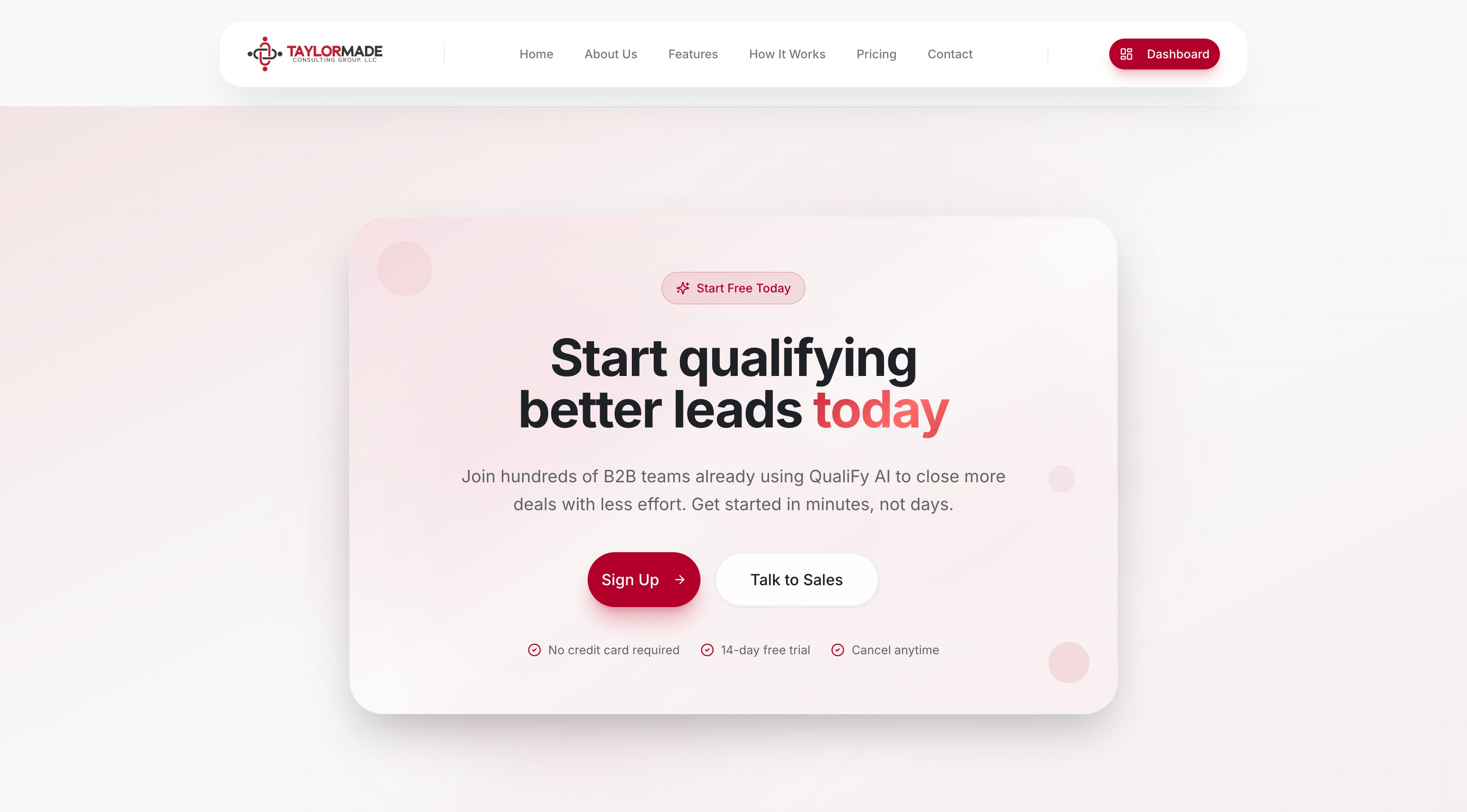 QualiFy AI – AI-Powered B2B Lead Scoring Platform