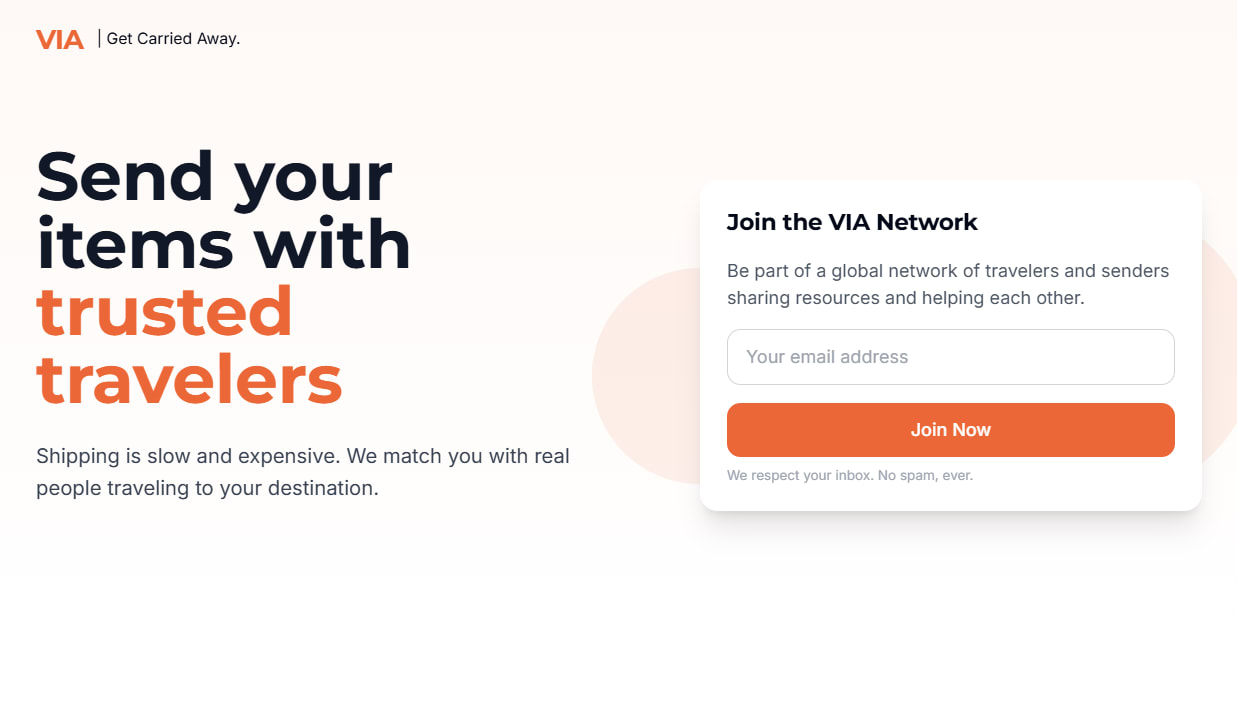 ViaConnected - Web Application