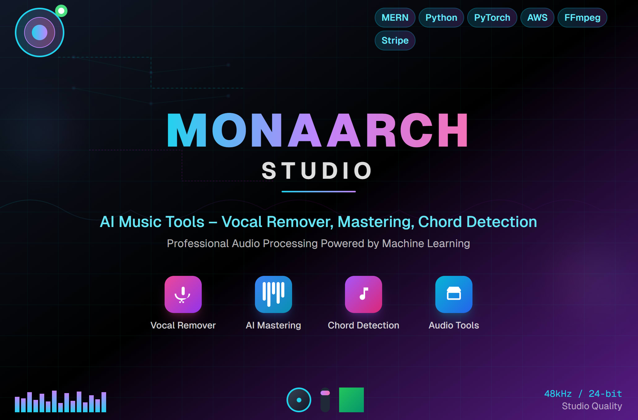 Monaarch Studio – AI-Powered Music Production Suit
