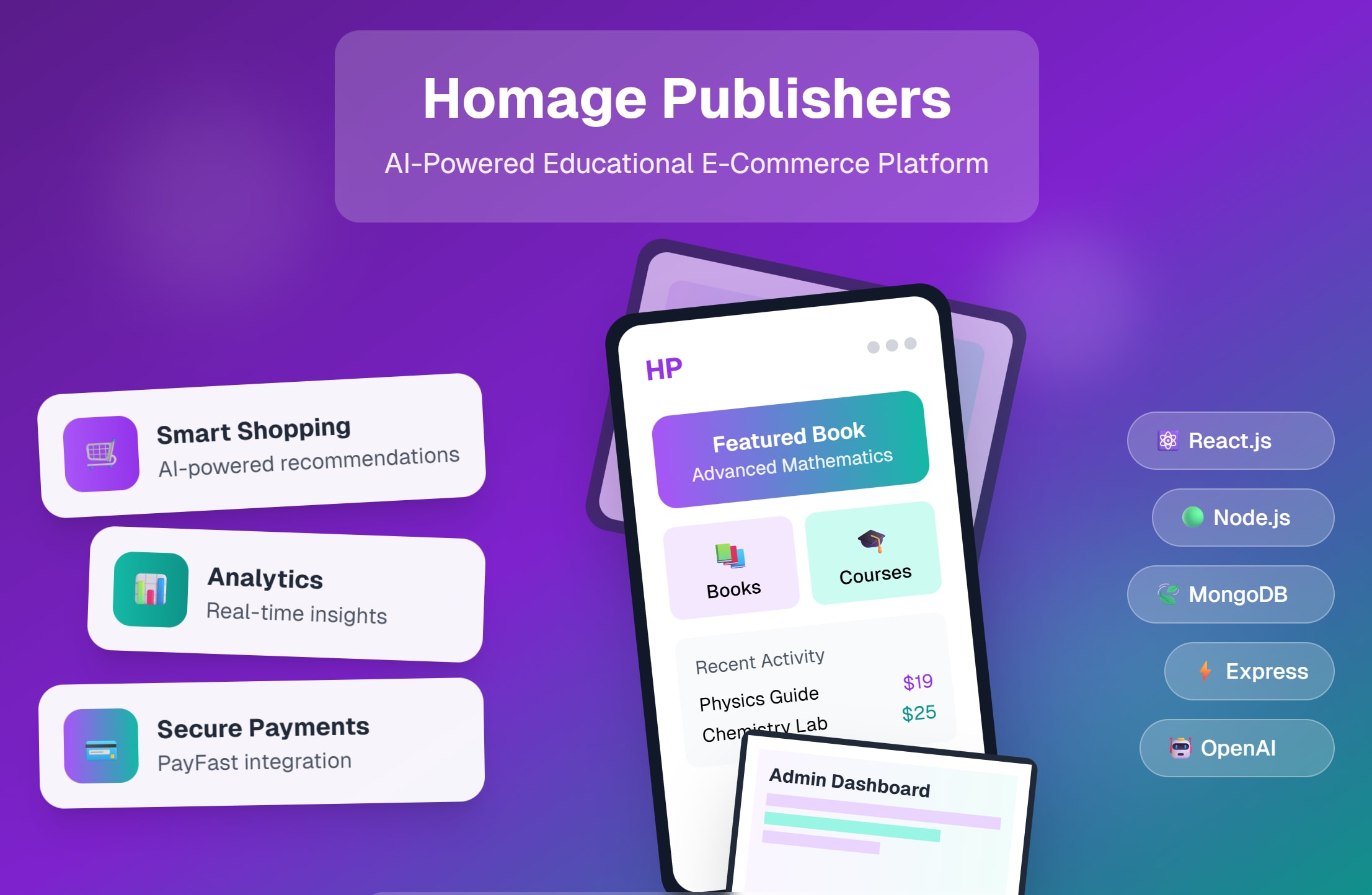 Educational Bookstore with AI & PayFast