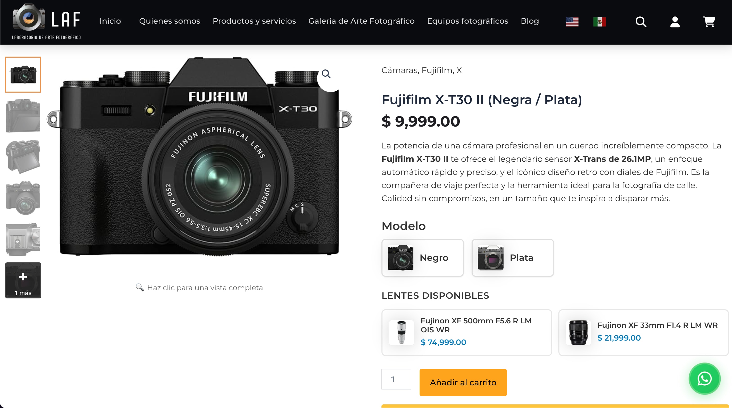 LAF Studio - E-commerce y Plataforma de Servicios - José Gaspard E-commerce Developer