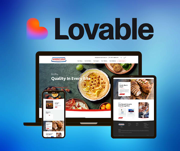 FoodieAI Ordering Platform responsive website portfolio preview