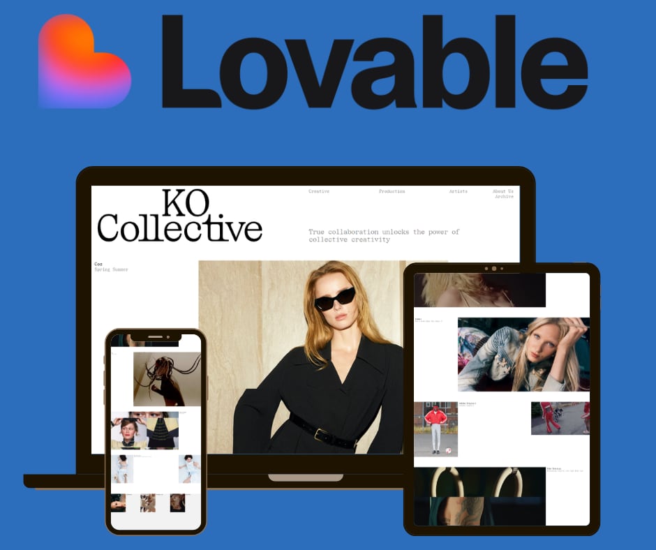 KO Collective - Clothing Brand Website responsive website portfolio preview
