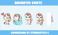 create cute custom vtuber, twitch, discord and kick emotes