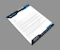 design ms word editable letterhead and stationery