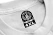 design a clothing neck tag, care tag, size label