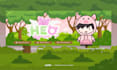 design cute elegant futuristic vtuber banner