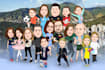 draw your realistic caricature portrait