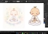 create cute kawaii chibi illustration