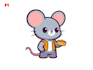 draw simple cute 2d vector cartoon in multiple emotions