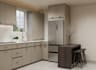 design kitchen interior in 3d and render