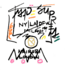 make circular metallic gold colourful logo