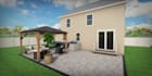 do landscape design garden patio pool pergola for frontyard and backyard