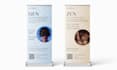 design a professional roll up banner and retractable stand