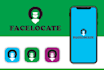 modern mobile app logo and app icon design