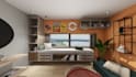 design studio apartment, dorm rooms, mini cafes