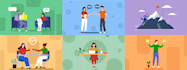 create modern flat vector illustration for website and app