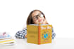create 5 different children 3d book mockup