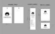 design clothing hangtag, hang tag and labels within 6 hours