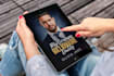 create mockups of your ebook being displayed on an ipad and tablet