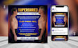 do instagram flyer and facebook post design