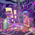 create cyberpunk  mecha style illustration for you