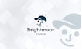 create flat minimalist logo design for your business