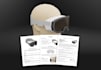 model a 3d DIY low poly paper mask as printable template