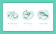 create modern icon design, custom icons and vector icon set