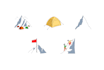 draw artistic hand drawn icons