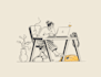 create custom live doodle illustration