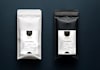 create minimalist luxury packaging and label designs