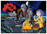 draw colorful detailed illustration