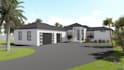 create 3d render realistic 3d floor plan , exterior or interior