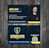 design modern business card for home service and contractor businesses