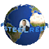 create nice spin globe animation with logo and text
