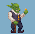 create pixel art of items and food